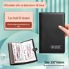 Multifunctional Large Deposit Certificate and Money Holder Clip for Bank Use