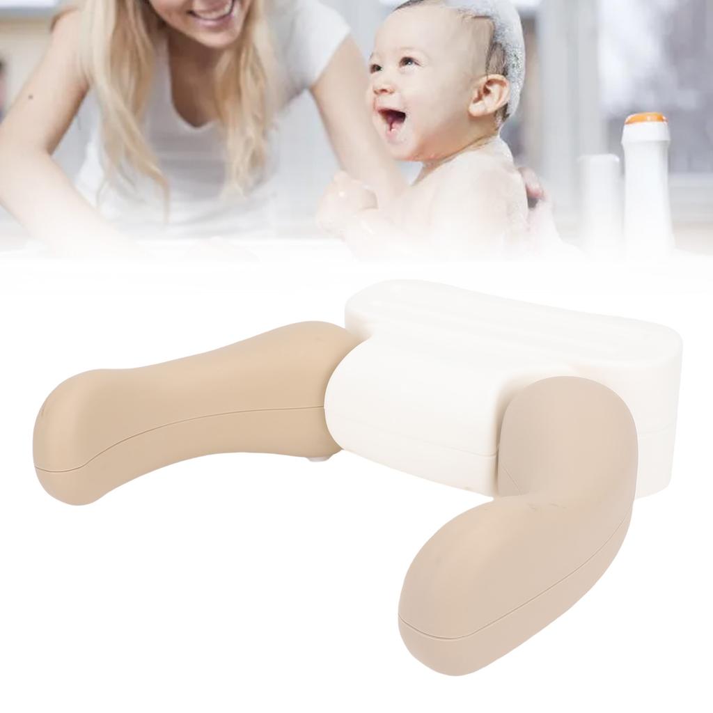 Wall Mounted Baby Shower Standing Support Non Drill Anti Slip Baby Hug Bath Support  