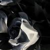 Gothic Faux Flowers Black White Simulation Flowers  Home Garden Party Decor