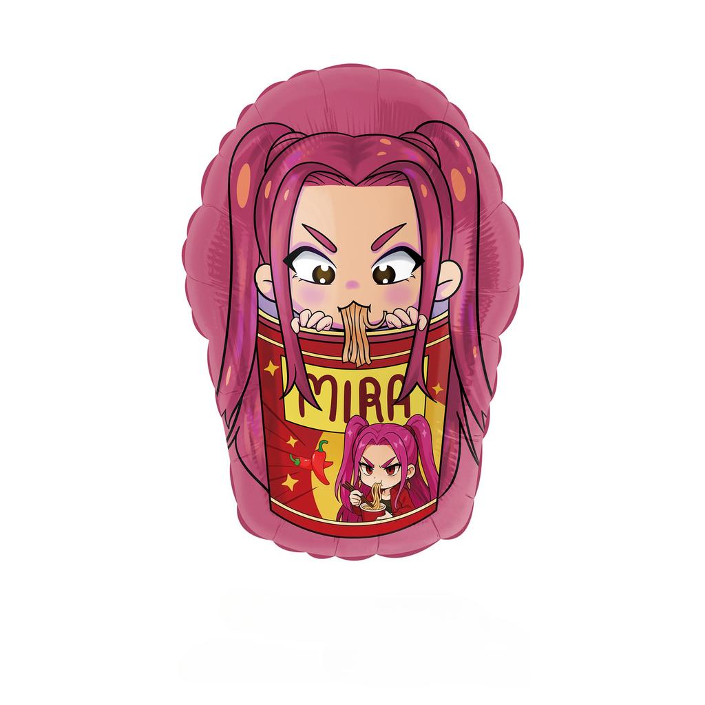 K Pop Demon Hunters Party Birthday Decor Baloons Huntrix Boys Group Saja Boys Rumi Mira Zoey Balloon Favors Gender Reveal Gift