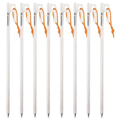 AVOFOREST Made of Titanium Laser Integrated Reflective Material Fixed Rope High 4 Pieces for Supplies Rocky Sandy Hard Grassland X 8 [Newly Developed]