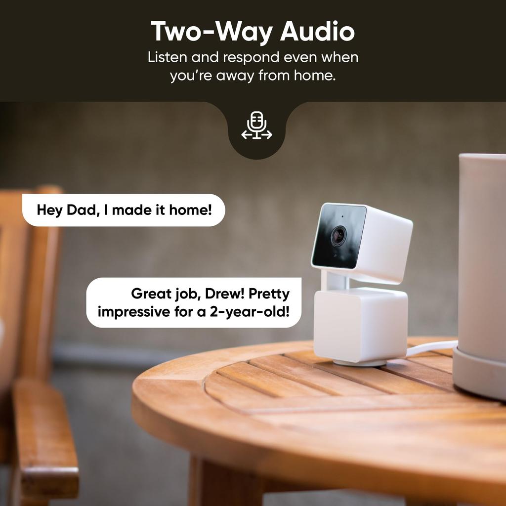 WYZE Cam Pan v3 1080P Full HD Alexa IP65 Smart Home Sicherheitskamera mit Baby Haustier Farbe Nacht Automatik Innen Netzwerk Haustür Drahtlose Heimkamera