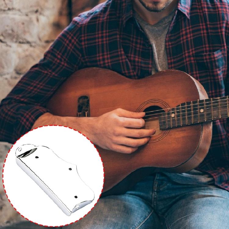 Precisions Box Guitar Tailpiece Stainless Steel Designs for 3 String Guitar, Easy To Install Tailpiece Replacement