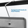 STOBOK Calculator Holder for Classroom Cell Phone Storage Pocket Pouch Multi-Function Wall Hanging 24 Grids Clear Pocket Chart for Home Office