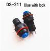 Round Red/Green Button Switch with Locking, Non-Locking & Self-Reset, 10mm Hole (DS-211/213)