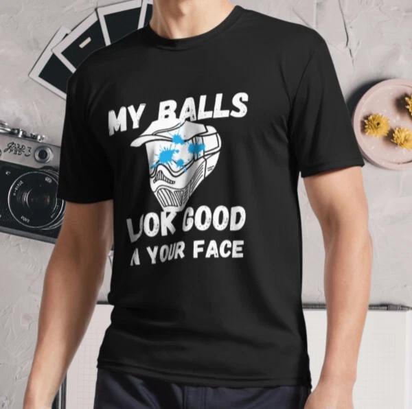 New Shirt Paintball design - My Balls Active Logo T-Shirt Funny Size S - 5XL S