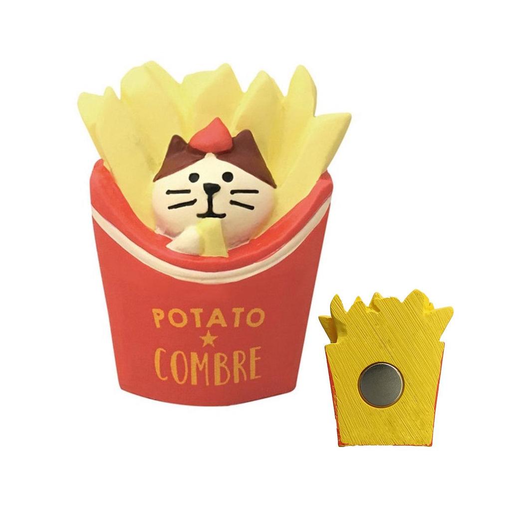 Japanese Cat Magnet: Cute Resin Sticker & Message Clip Toy for Refrigerator Decor