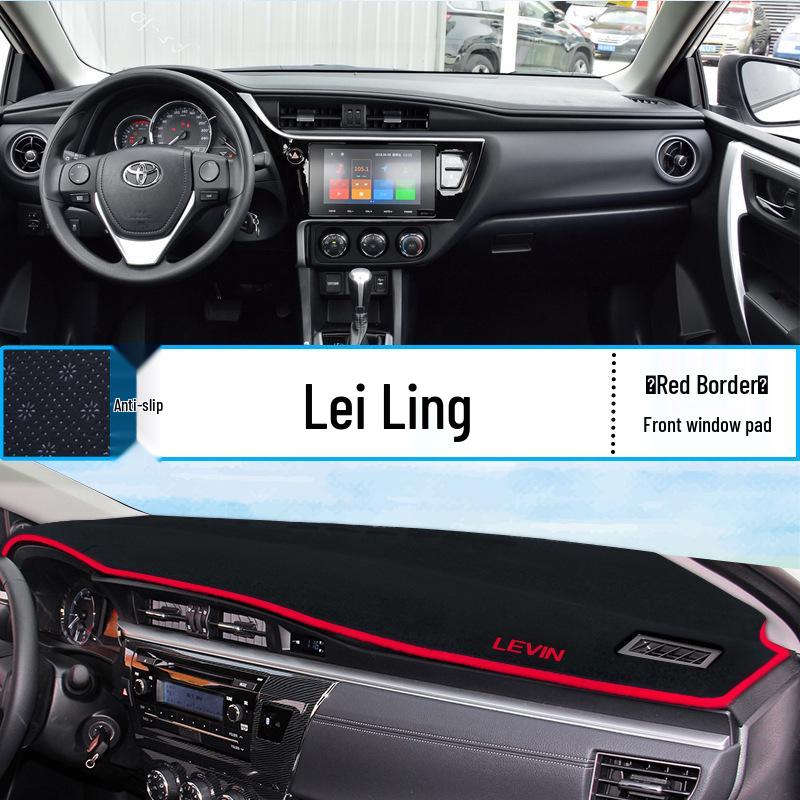 Toyota Levin Dashboard Sunshade Mat - Heat Insulation Center Console Protector