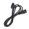 India Standard Power Cord, Type D Adapter Plug To Iec320 C13 Kettle Power Supply Cables,Isi Power Cable,110~250Vac 10~15A 1.5M
