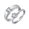2 Stück Damen Offener Ring Set Passende Partner Offene Ringe Set für Reise Hochzeit Geburtstag