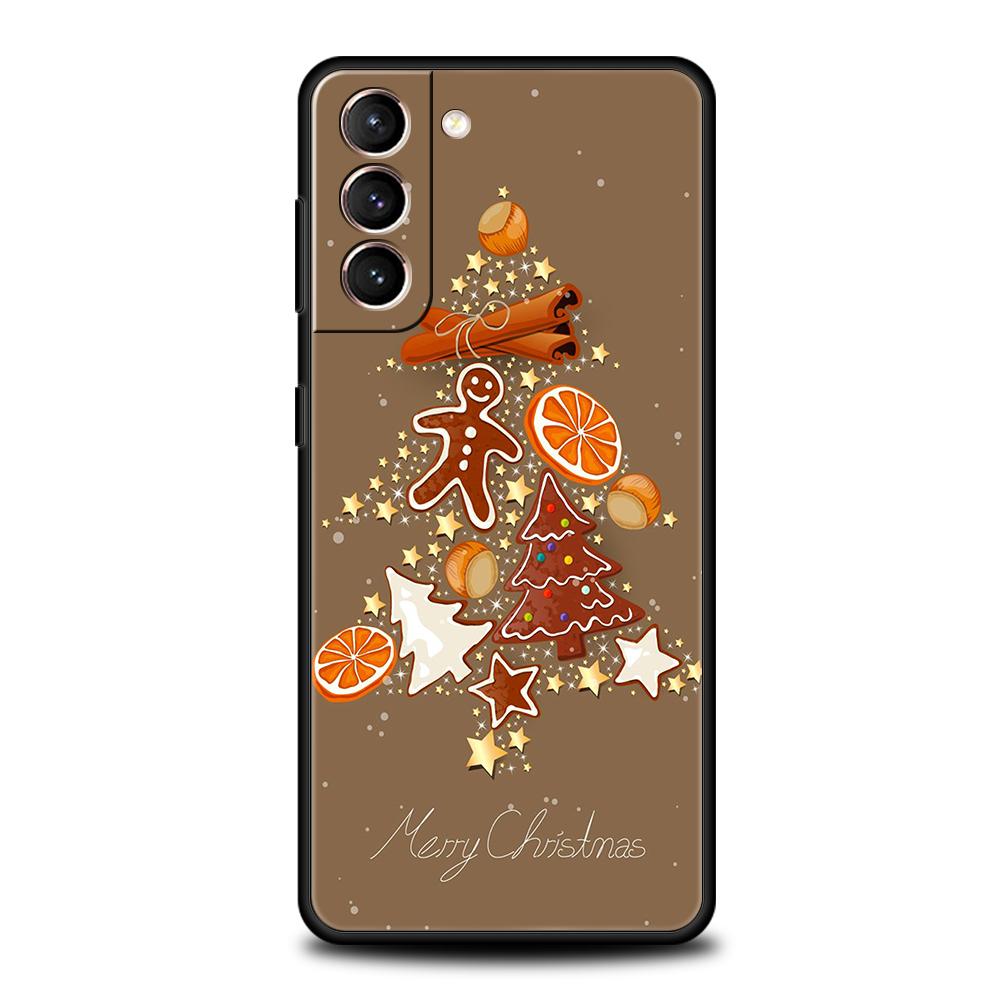 Winter Merry Christmas Phone Case For Samsung Galaxy S24 S23 S22 S20 S21 FE Ultra S24 S23 S10 S10E S9 S8 Plus 5G Phone Cover Bag