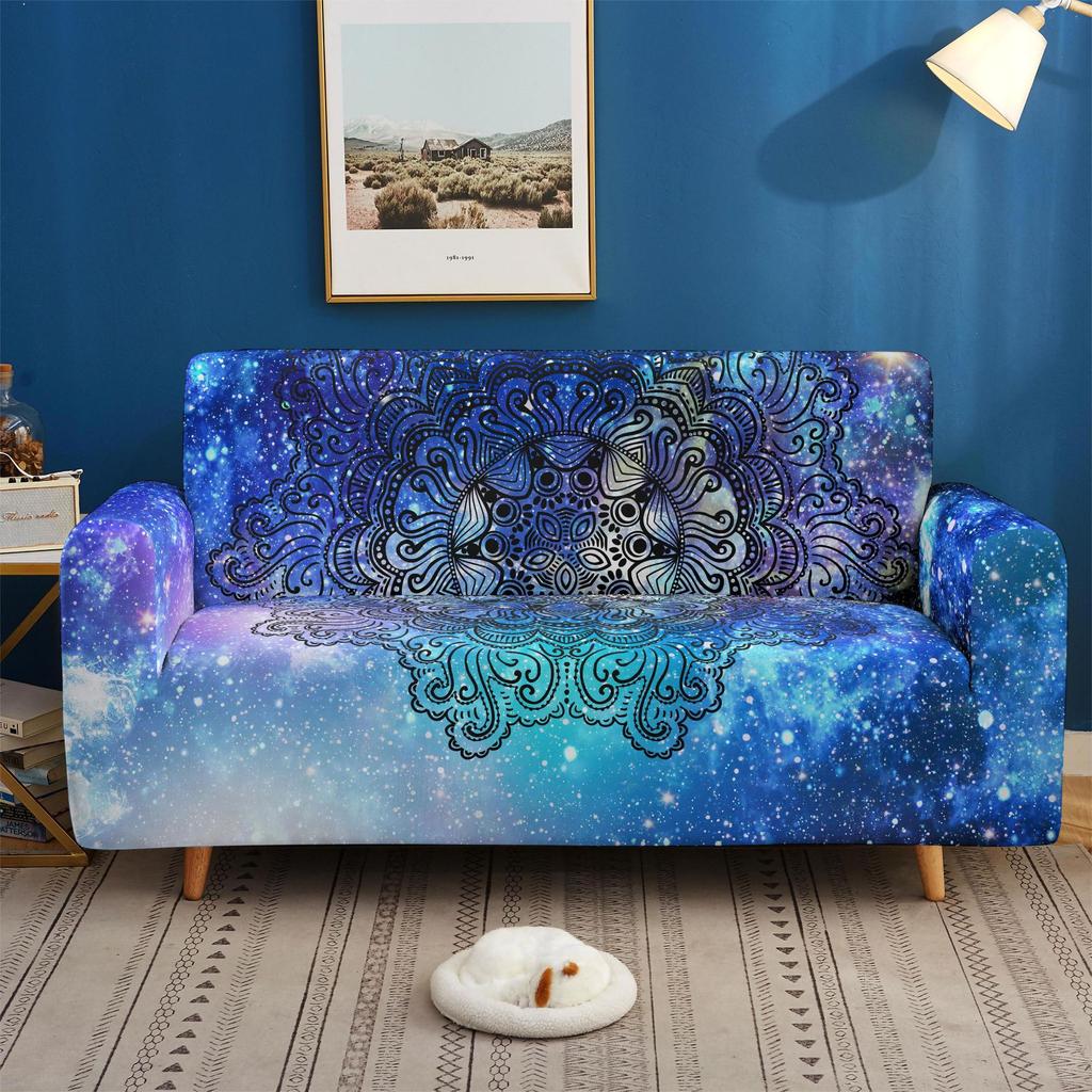 Elastic Universal All-Inclusive Gradual Change Starry Sky Sofa Cover Multi-Person Combination Bohemian Style Sofa Cover