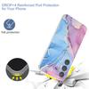 For Samsung Galaxy S24 Phone Case GW18 PC+TPU Back Cover IMD Marble Pattern