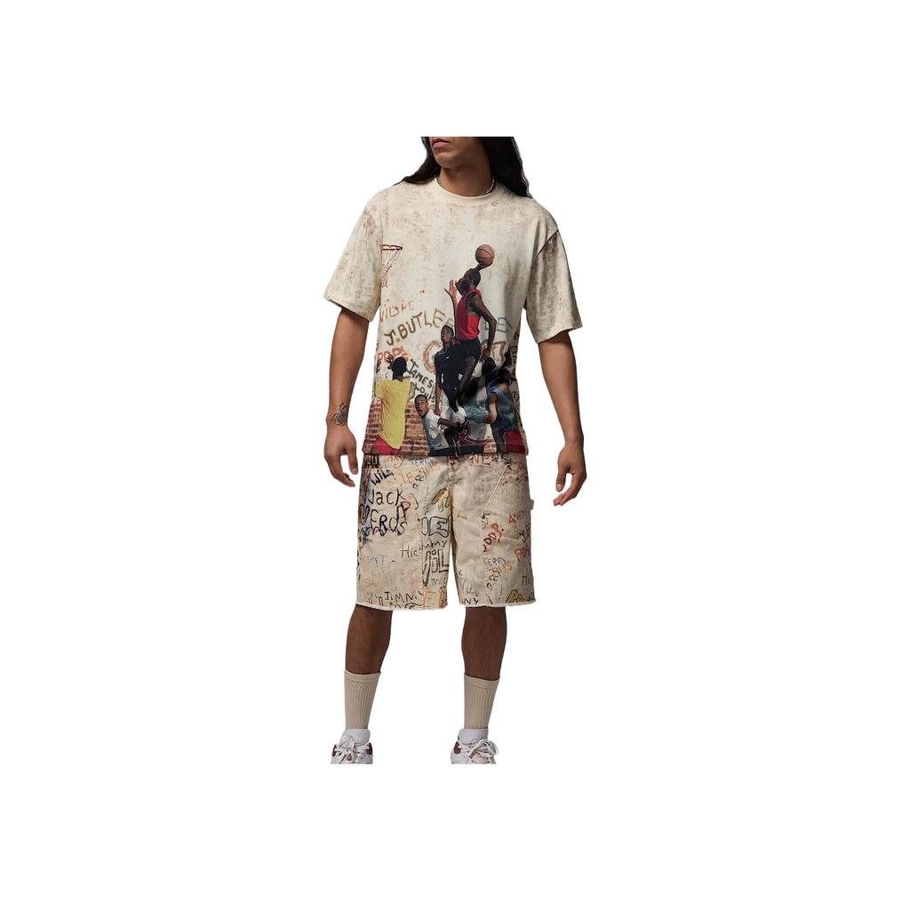 Air Jordan 85 Grafisch T-shirt Sail/Legend Lichtbruin/Redstone Heren Tops HJ2362-133