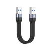 USB A to Type C PD fast charging USB3.1 high-speed hard drive 10Gbps transmission 13CM charging ultra-short portable data cable