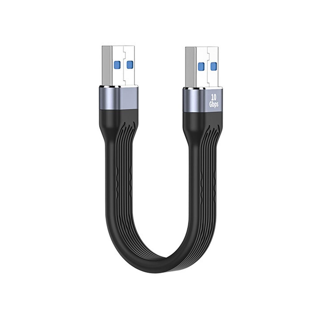 USB A to Type C PD fast charging USB3.1 high-speed hard drive 10Gbps transmission 13CM charging ultra-short portable data cable
