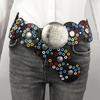 Waist Belt Hot Girl Sexy Grommet Discs Adjustable Body Chain for Dress Stage
