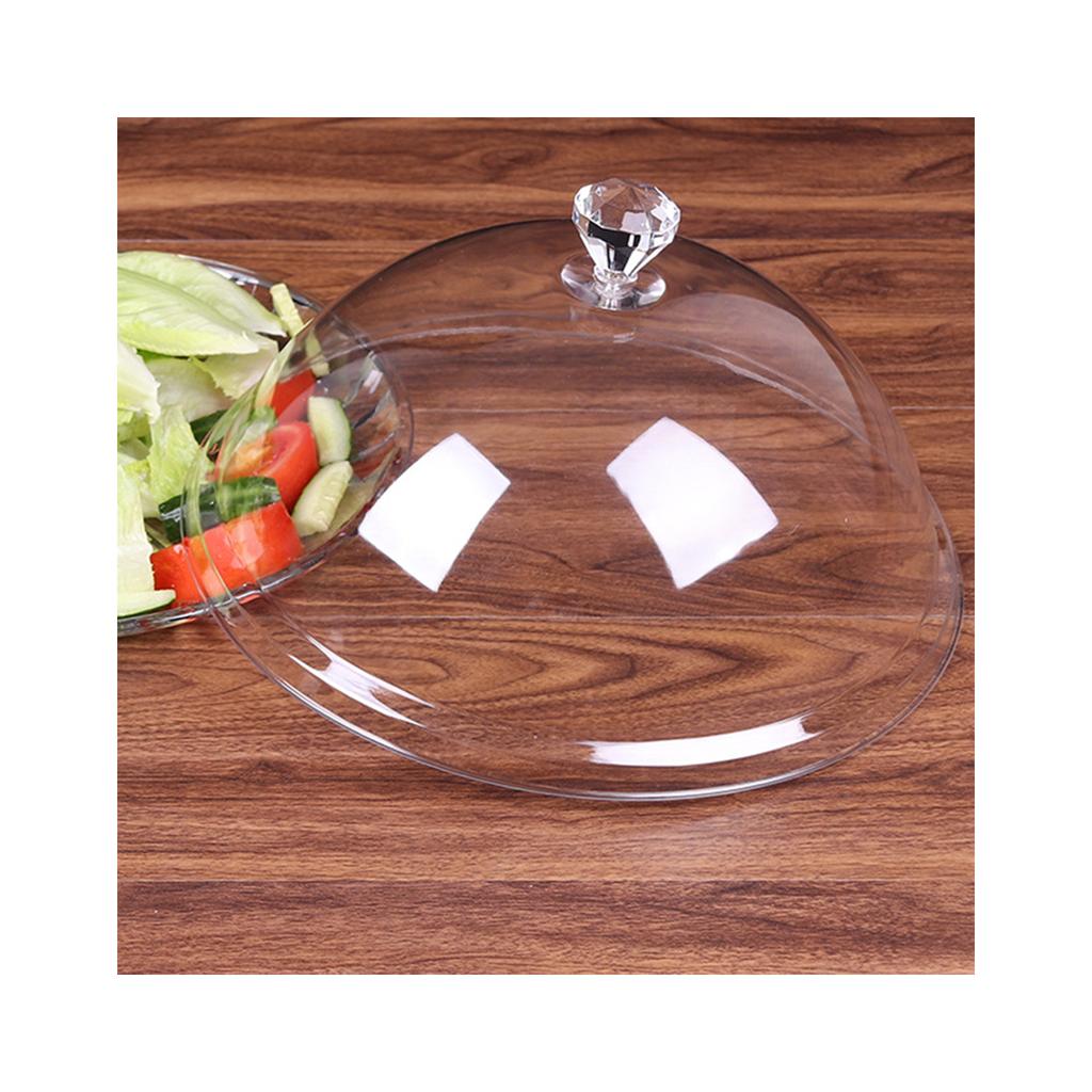 Household Acrylic Dish Covers Protective Insect-proof Transparent Food Cover for Vegetable Fruit Meal Food