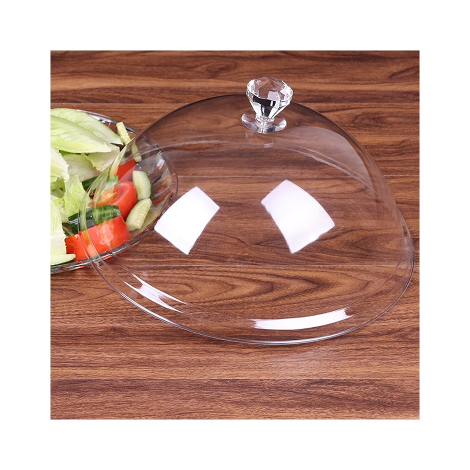 Household Acrylic Dish Covers Protective Insect-proof Transparent Food Cover for Vegetable Fruit Meal Food