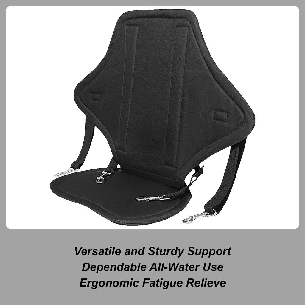 Kayak Seats With Back Support Padded Kayak Seat With Adjustable Backrest Padded Adjustable Replacement Seating With Storage Bag