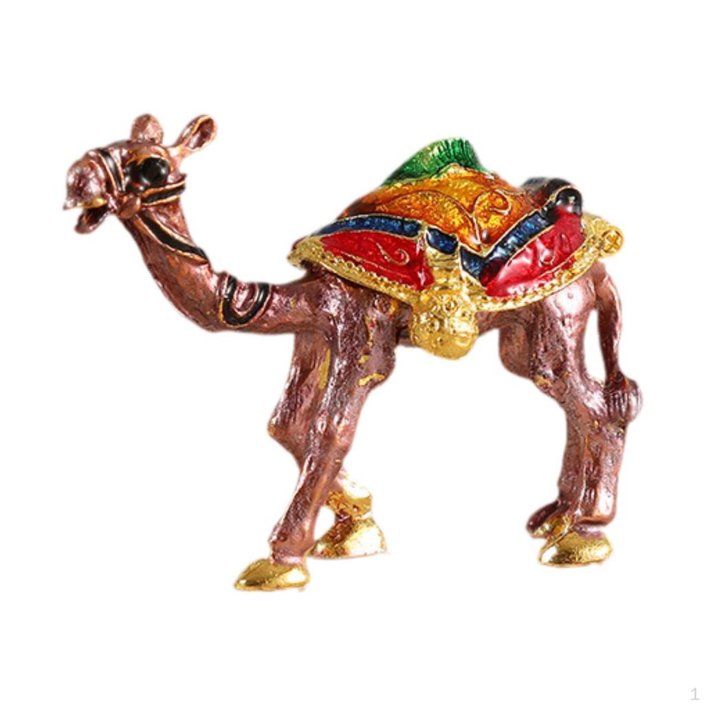 Figurine Animal Trinket Jewelry Box Crafts Collectible Tiny for Women and Girls Organizer