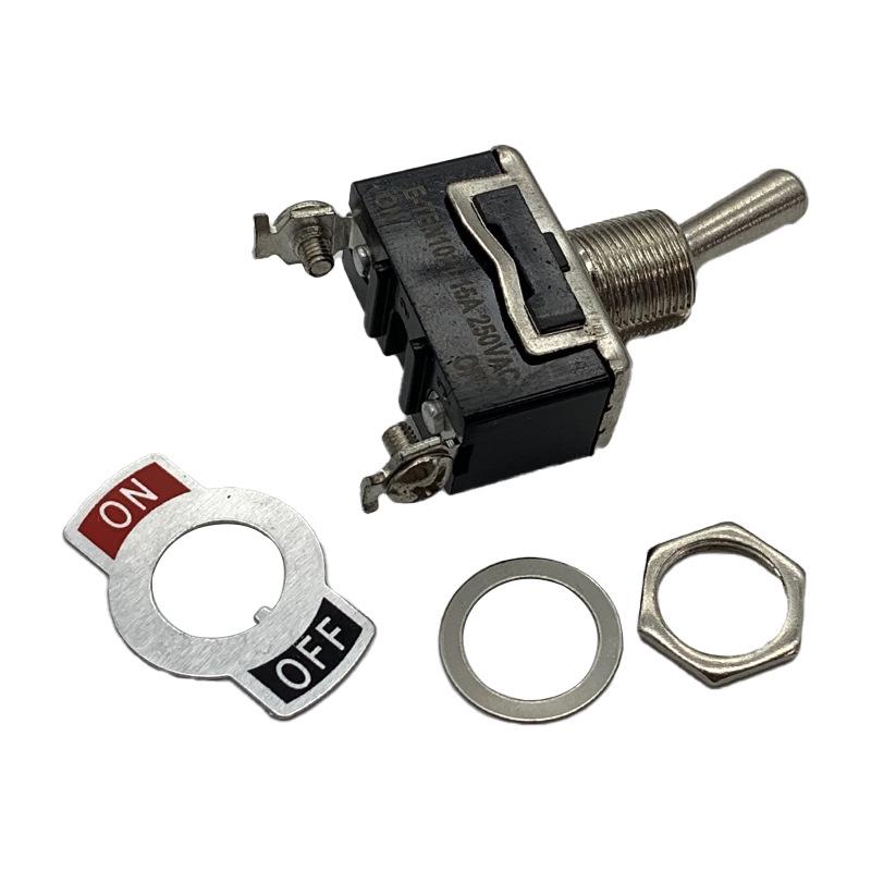 2-Gear 3A 24V Toggle Switch with Wire Knob, 12mm Rocker Arm