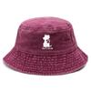 Bucket Hat Vintage Fishing Hat for Dog Owners Sun Protection Customize Cotton Washed Outdoor Pet Adoption Cap Fashion Streetwear