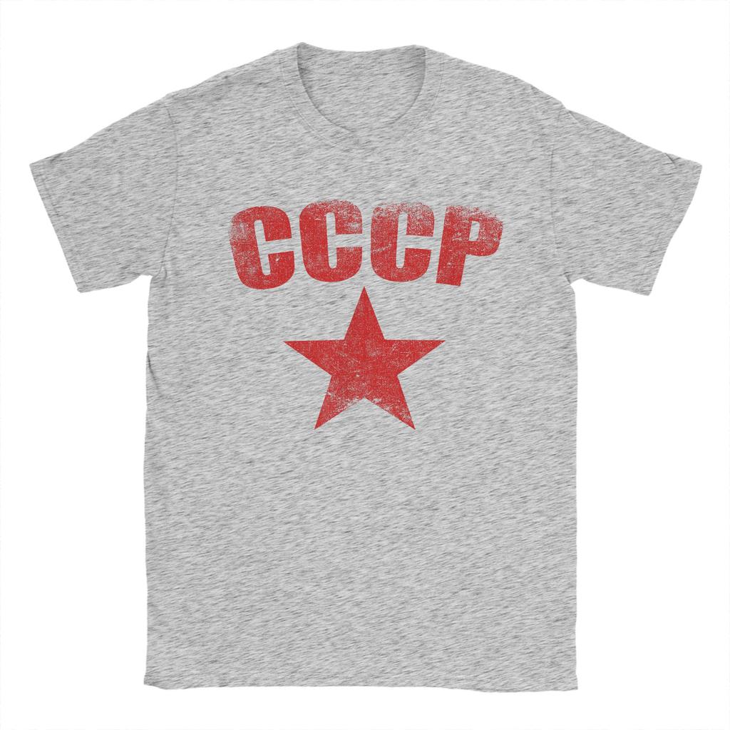 Unisex Tshirts Cccp Cool 100 Cotton Tee Shirt Short Sleeve T Shirt Round Neck Clothing Unique