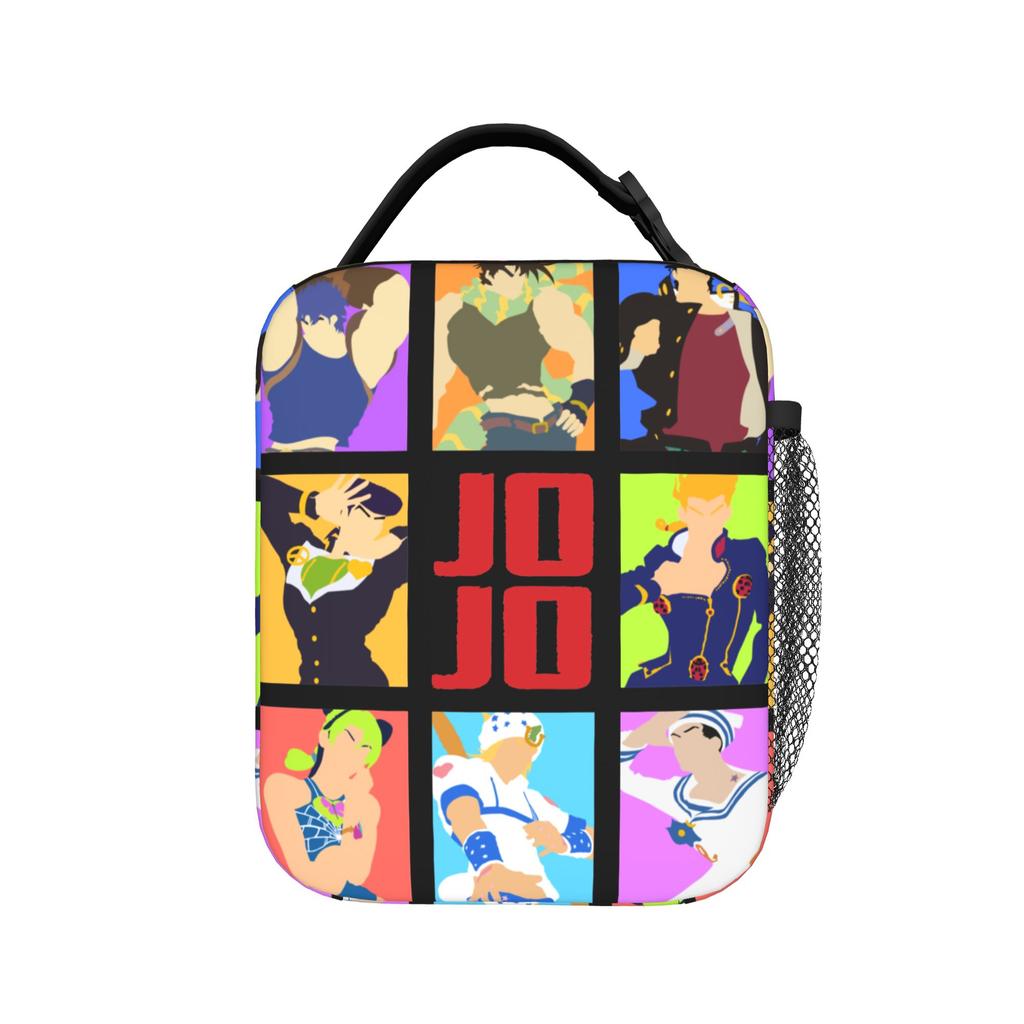 Japanese Anime Heat-keeping Meal Tote Compact Jujutsus Kaisens Anime Lunch Container Thermal Bag Tote Lunch Box Food Keeping Bags