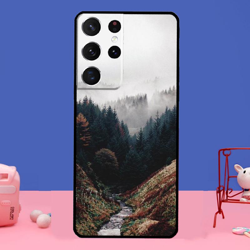 Beautiful Nature Forest Tree Case For Samsung Galaxy S22 S21 Note 20 Ultra Note 10 S8 S9 S10 Plus S20 FE Phone Cover