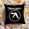 Aphex Twin Richard D James Music Cushion Cover Plush Fabric Soft Double-Sided Printed Sofa Pillow Case Colorfast Home Decor