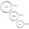 5/50 STÜCK ASTM F136 G23 Titan Nasenring Piercing Lippenring Ohrring Membran Clicker Tragus Körperschmuck 14G16G18G20G