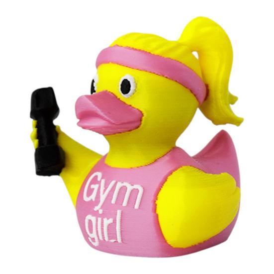 

3D-друкована фігурка качки-м язастого хлопця/дівчини Колекційна статуетка качки для спортзалу Смішний качиний орнамент для тренувань для любителів спортзалу Декор для полиці на столі