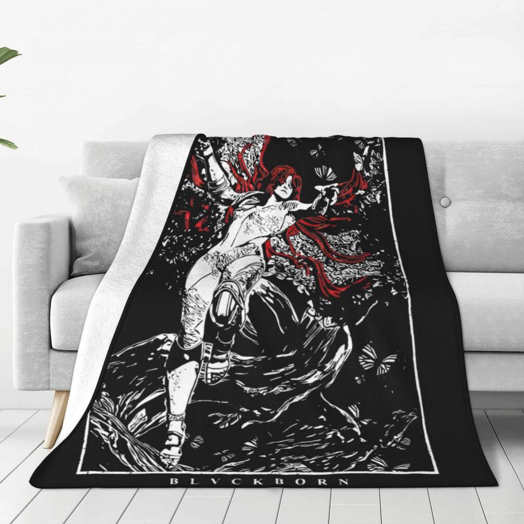 Comfort Eldened Ringed Malenia Blade Of Miquella Blanket Accessories Home Decorative game lover Throw Blankets Ultra-Soft Fleece