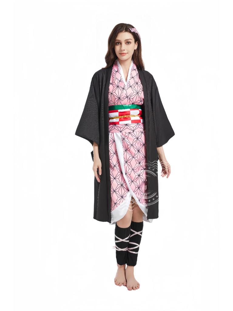 Demon Slayer Cosplay Costume: Tanjiro, Nezuko, Zenitsu, Shinobu, Mitsuri