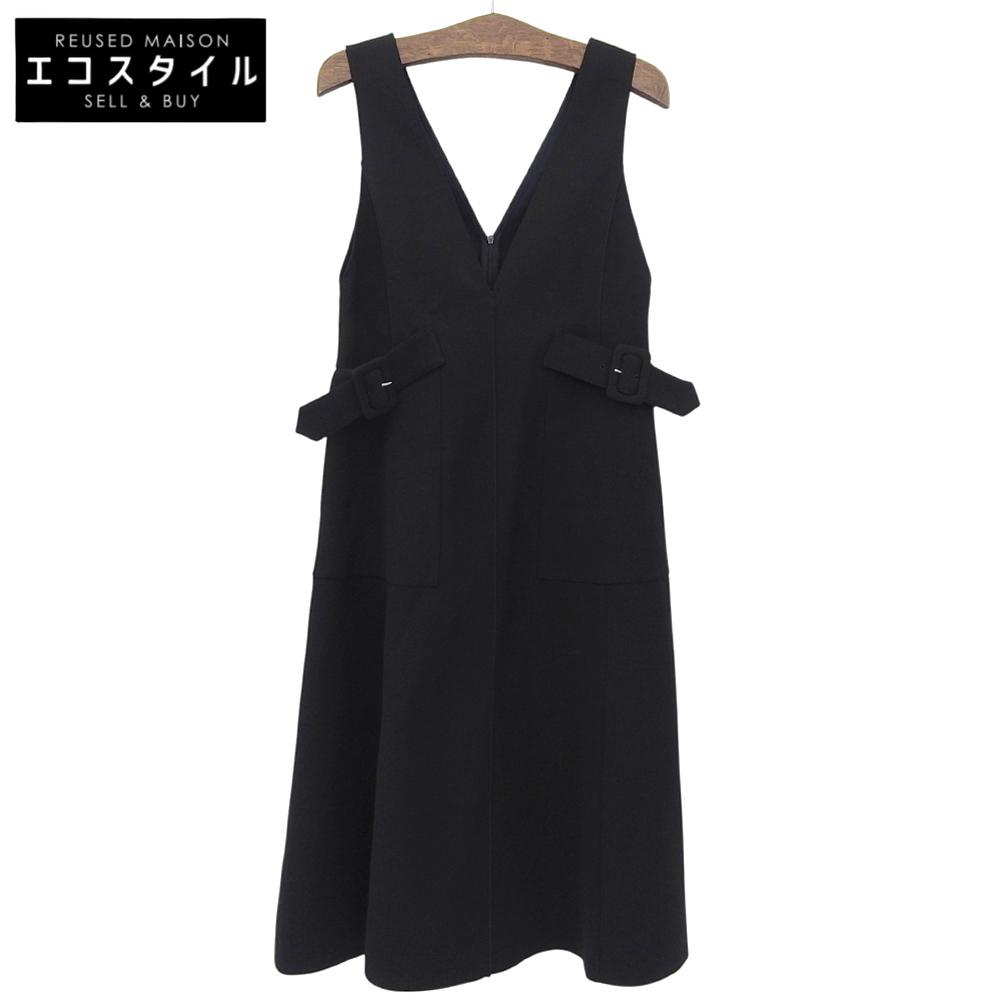 ADORE Excellent condition side-belted jumper skirt dress, women's, black, size 38, 531-9240811 dress 38 blackUsed