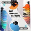 10Grids Wall Mounted Cap Rack Hat Holder Baseball Cap Towel Rack Holder Closet Hanger Storage Organizer Space Saving LIJIAO