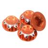 Aluminium Wheel Hub Cover Antidust Cover 17mm Hex Nut For Rc 1:8 X-maxx Summit E-revo Arrma Model Car Anti-skid Wheel Cover