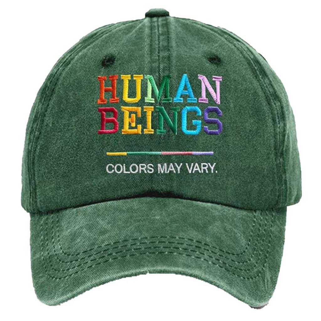 Women Men Adult Washed Printed Baseball Cap Washed Cotton Daddy Hat