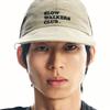 S SY slow walkers club nylon long bill cap beige