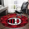 1pc A-AC Milan Carpet, Round Rug, Comfortable, Suitable for Entryways, Living Rooms, Office, And Bedrooms, Christmas Decoration