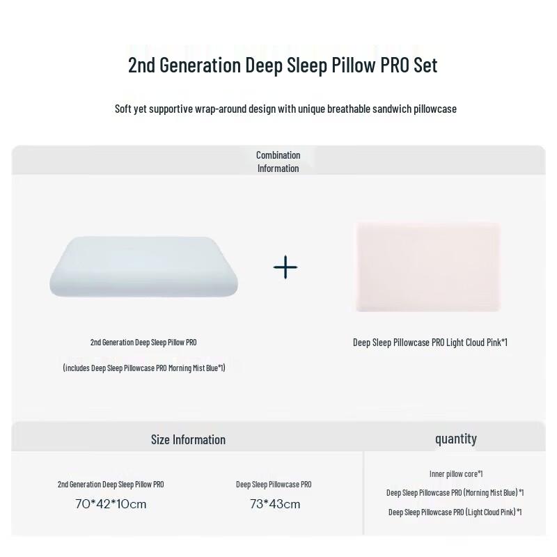 

Atour Planet PRO 2nd Gen Deep Sleep Memory Foam Pillow Gift Set