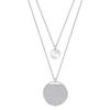 Ginger Round Design Crystal Necklace Women Necklace White 5389047