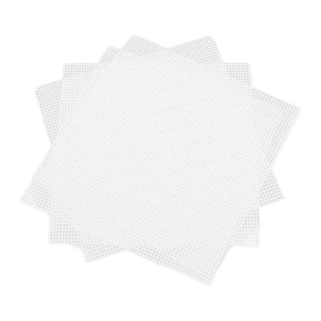 200pcs Flower Pot Mesh Pad Breathable Prevent Soil Leakage Drainage Plant Pot Bottom Grid Mat for Ceramic Planter