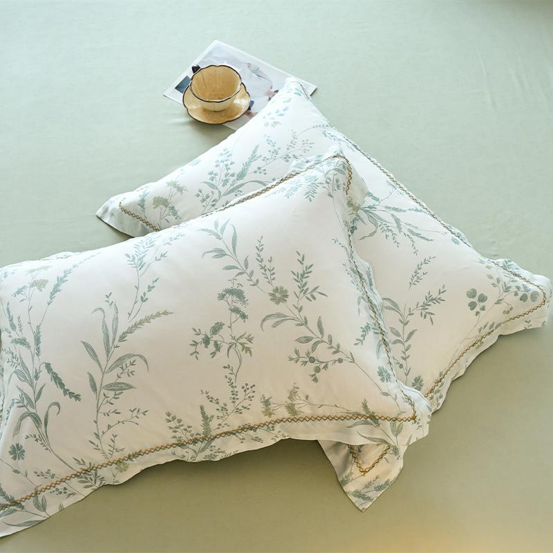 

Лиоцелл Tencel 2 штуки 48см*74см Наволочка Красота Цветочный принт Наволочка Чехол для подушки для спальни Наволочки 2 pieces 48x74cm