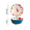 Japanese Ceramic Bowl Cute and Creative Household Tableware Eating Soup Bowl Children's Bowl