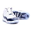 Air Jordan 11 Retro PreSchool 'Win Like '82' (Unisex) White / Midnight Navy-University Blue Kids' Basketball Shoes 378039 123