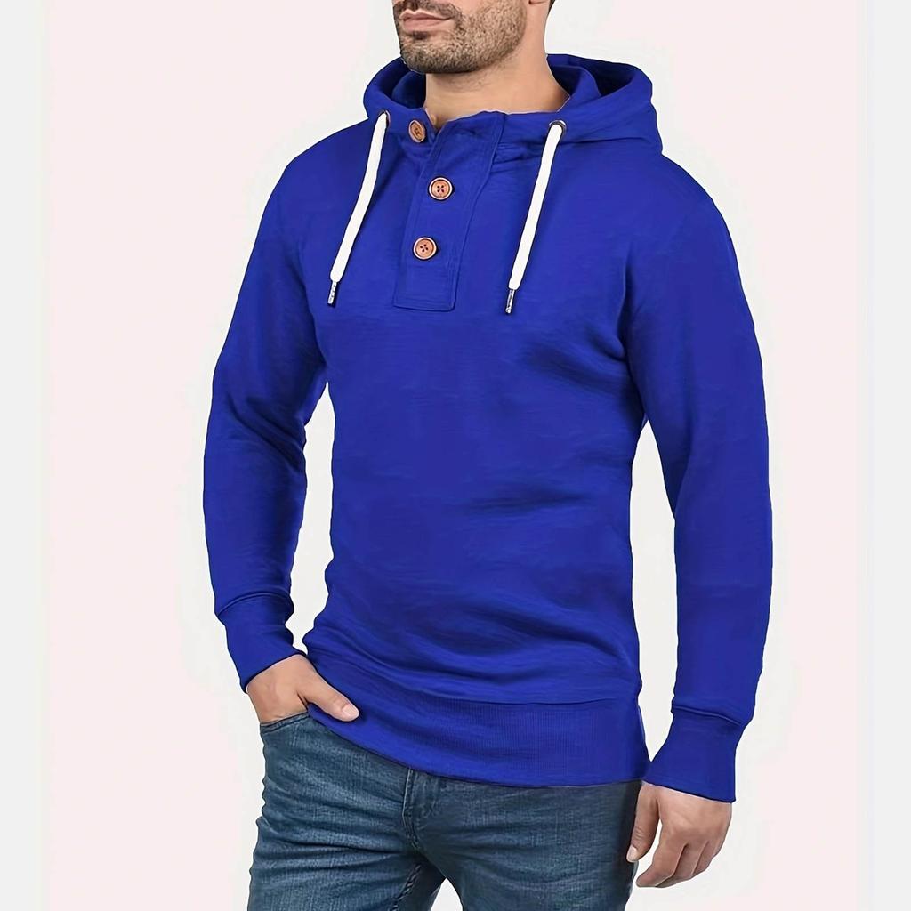 Autumn Men's Large Hooded Digital Printed Sweater New Large Basic Sweater