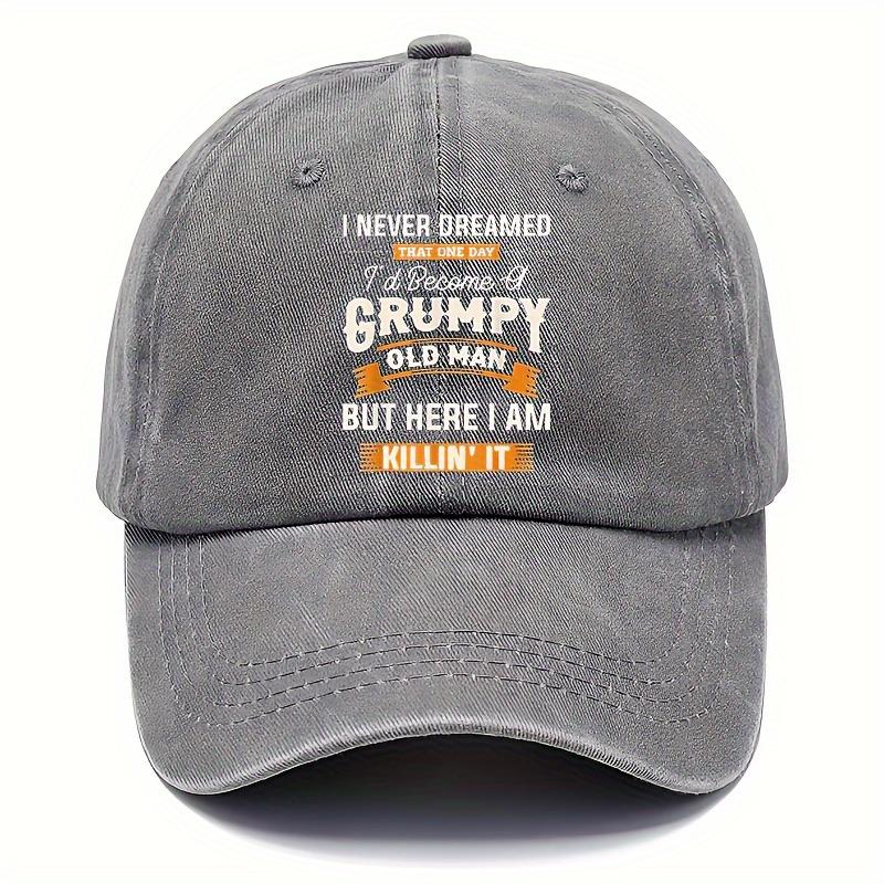 Trendy UnisexS Faded Baseball Cap with Printed Letters Adjustable And WornIn for Casual Wear Perfect for Travel And Outdoor Act