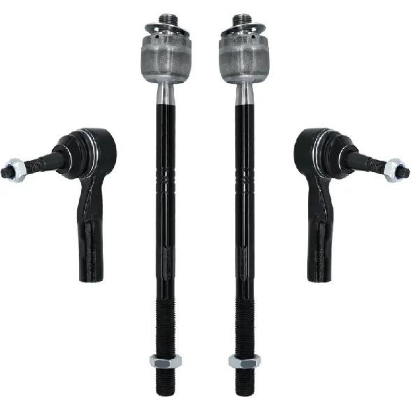 Svenubee 4Pcs Front Inner Outer Tie Rod Set for 11-15 Chevrolet Cruze Malibu 14-19 Impala 11-17 Buick Lacrosse Verano Regal